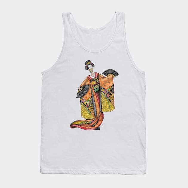 Covid Geisha Tank Top by Quarantine Girls